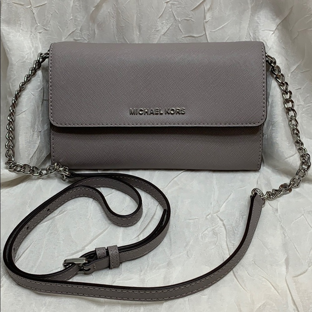 Michael Kors Jet Set Large Phone Crossbody/Clutch